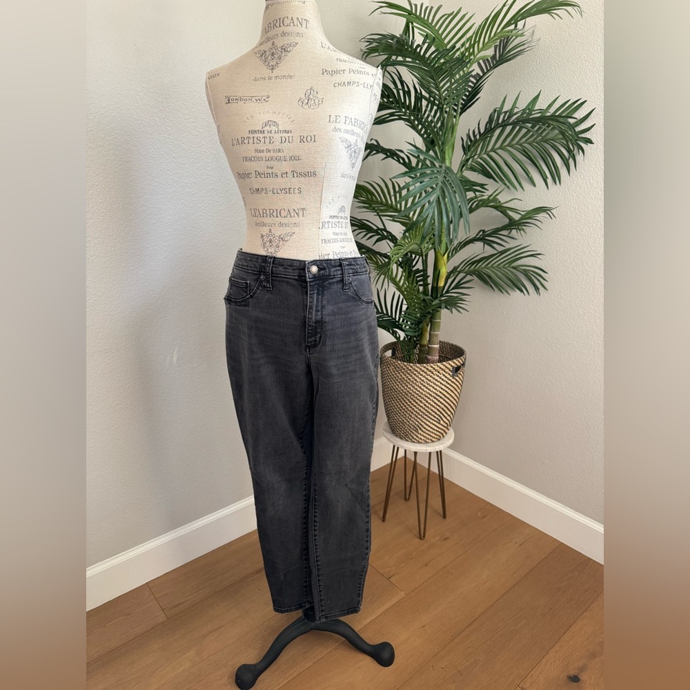 High Rise Jegging in Dark Gray